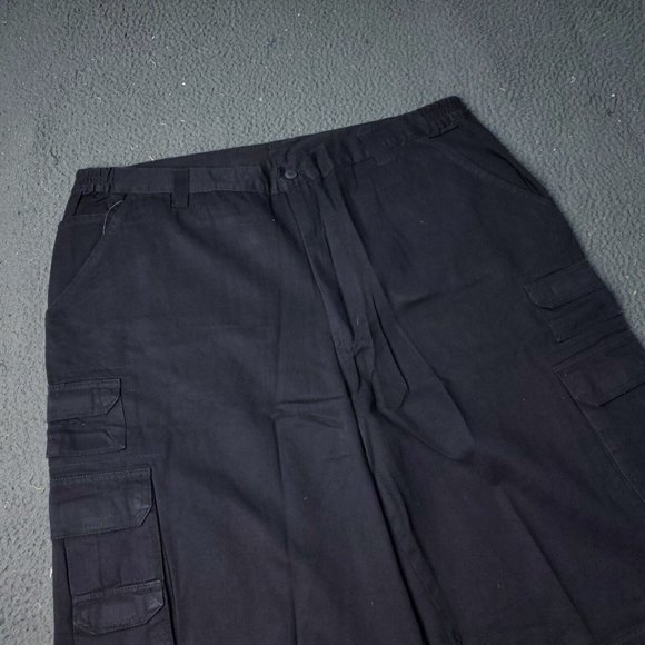 Boulder Creek Trading Co. Cargo Chino Shorts Mens 42 Big & Tall Size Black - Picture 5 of 8